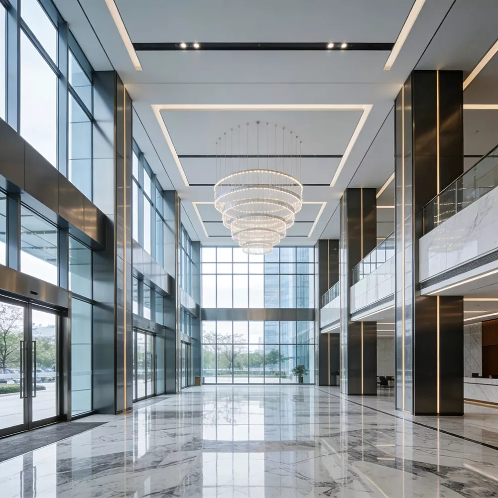 Aluminium Cortinam Glass