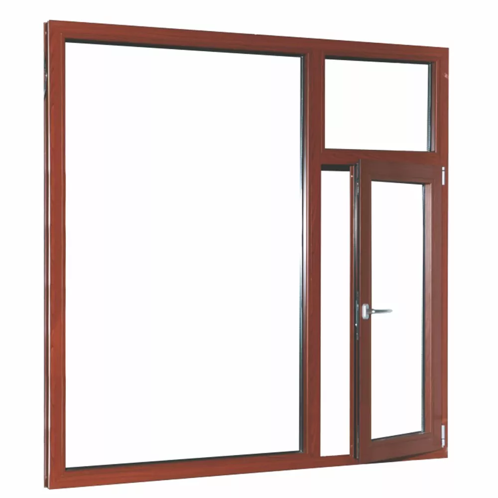 Aluminium Insulated Fenestra Cum Horizontali adaperiens et deorsum suspende